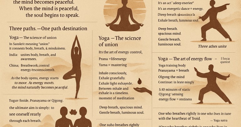 Thực Hành 01: Yoga - Pranayama - Khí Công